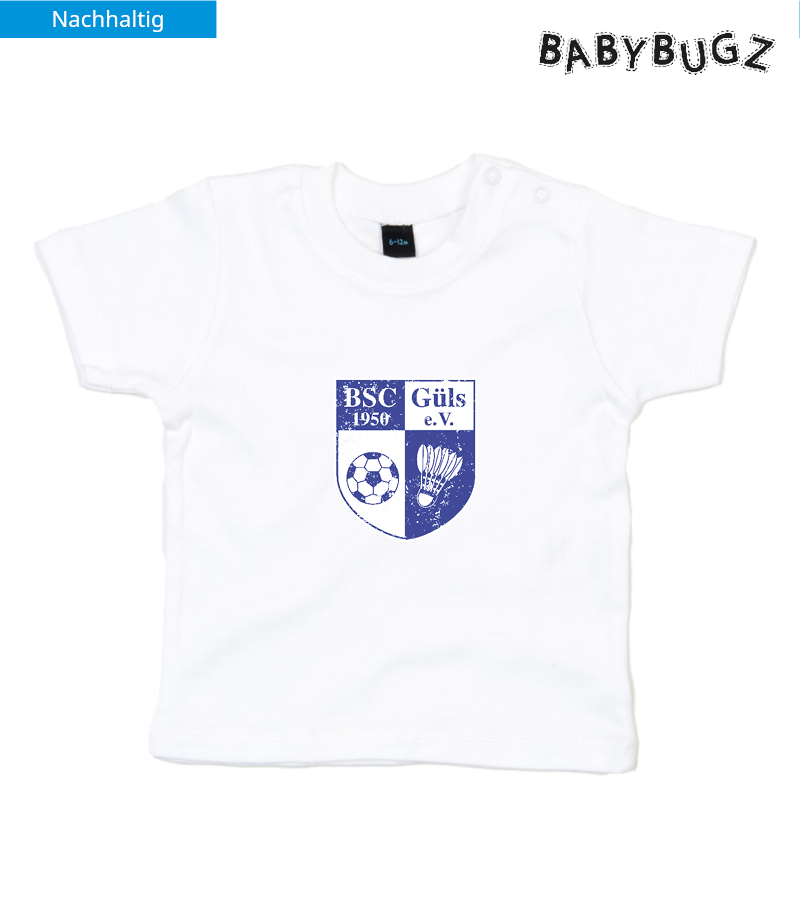 Babybugz Baby T-Shirt White "Uwe"