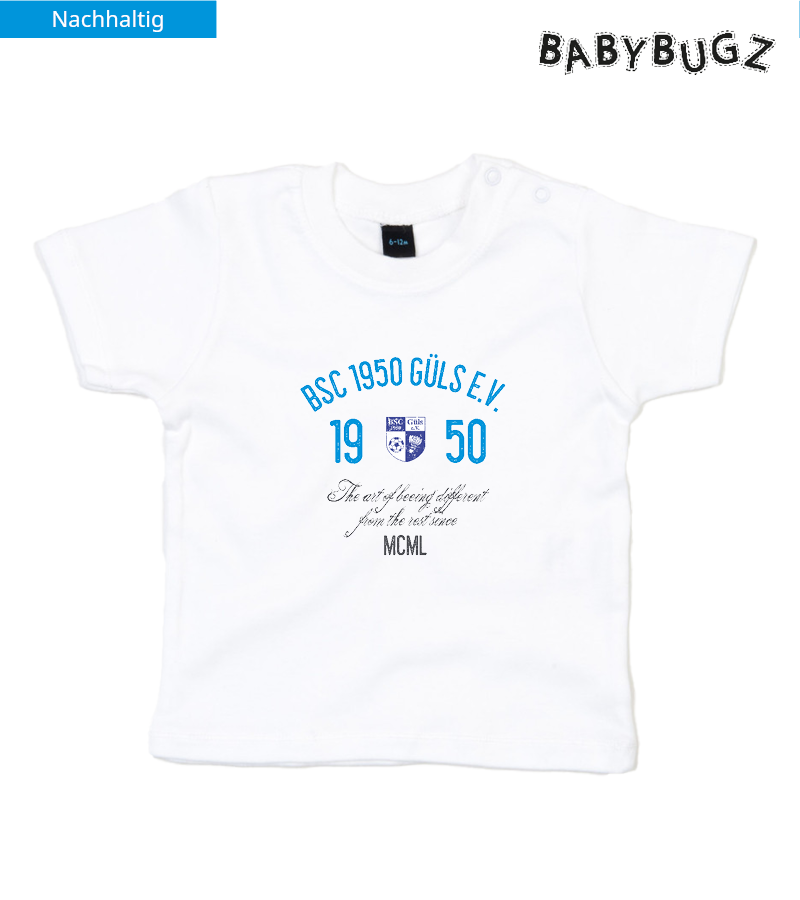Babybugz Baby T-Shirt White "Isack"