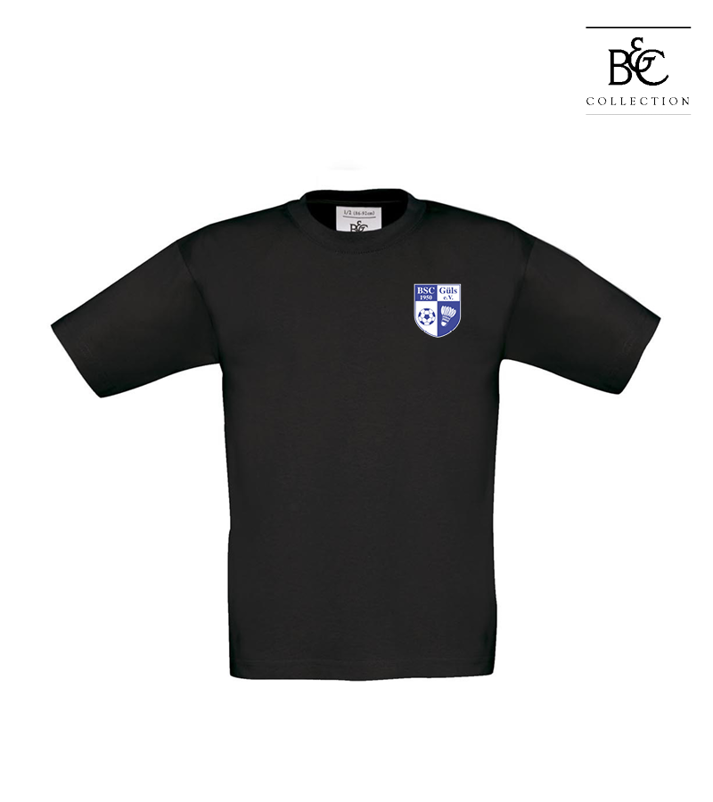 B&C Kinder T-Shirt Black "Anton"