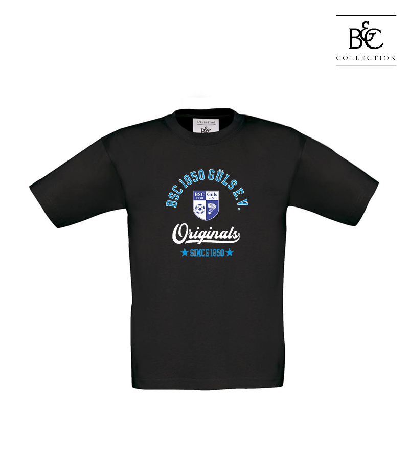 B&C Kinder T-Shirt Black "Jacob"