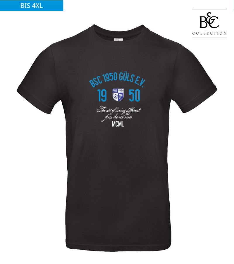 B&C Herren T-Shirt Black "Isack"
