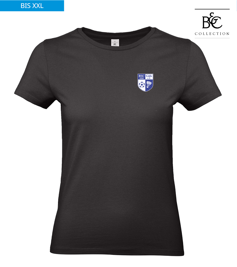 B&C Damen T-Shirt Black "Anton"