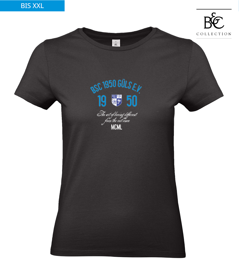 B&C Damen T-Shirt Black "Isack"