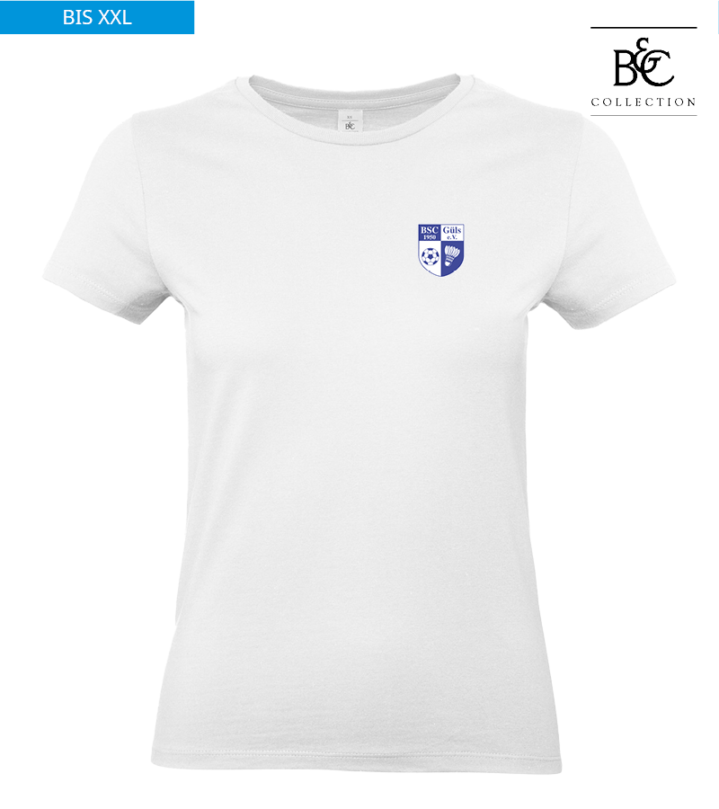 B&C Damen T-Shirt White "Anton"