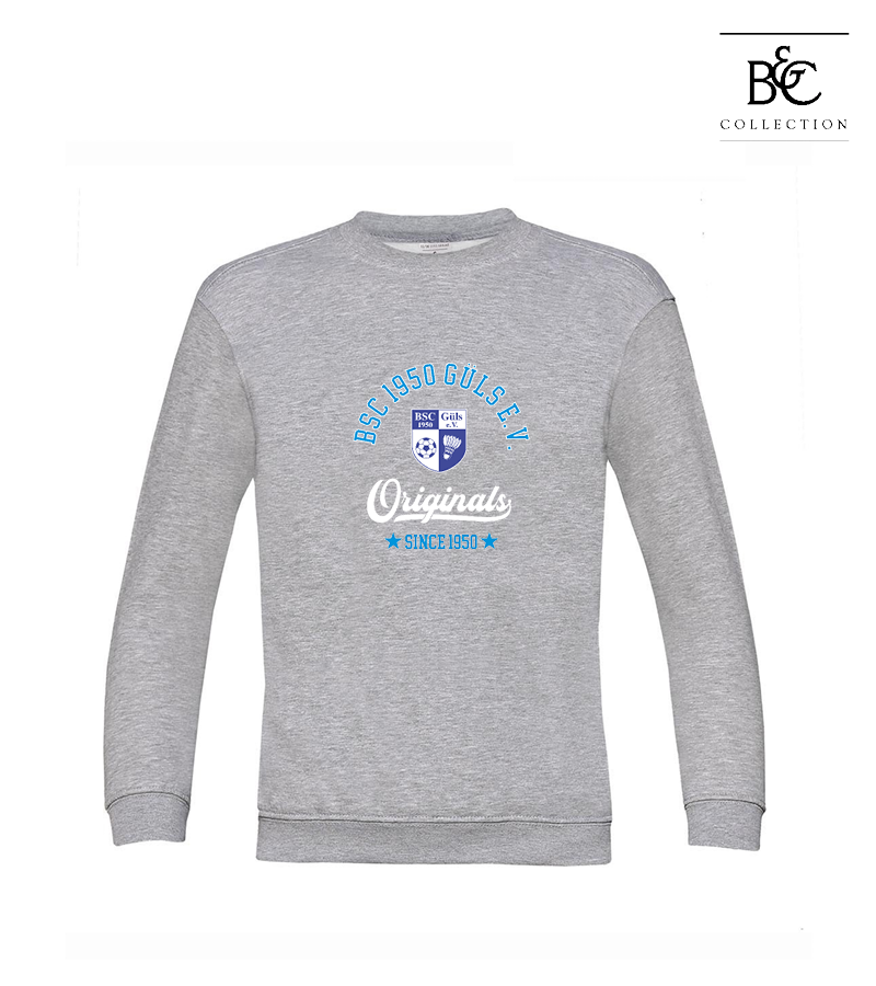 B&C Kinder Sweatshirt Heather Grey "Jacob"