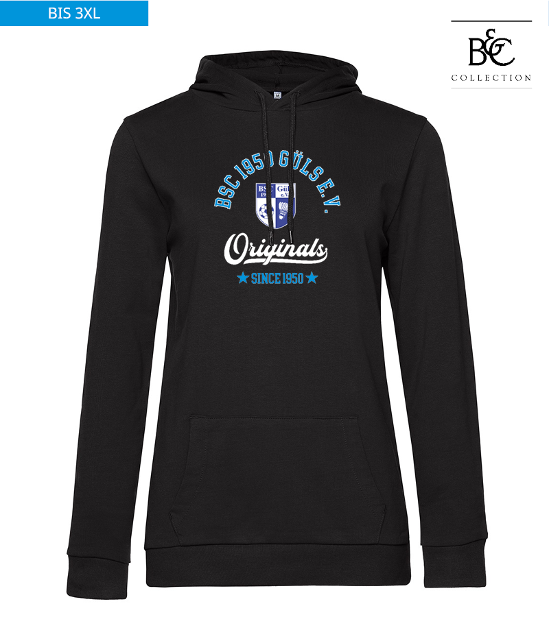 B&C Damen Hoodie Black Pure "Jacob"