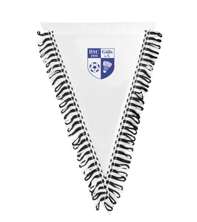 Wimpel dreieckig Black White "Anton"