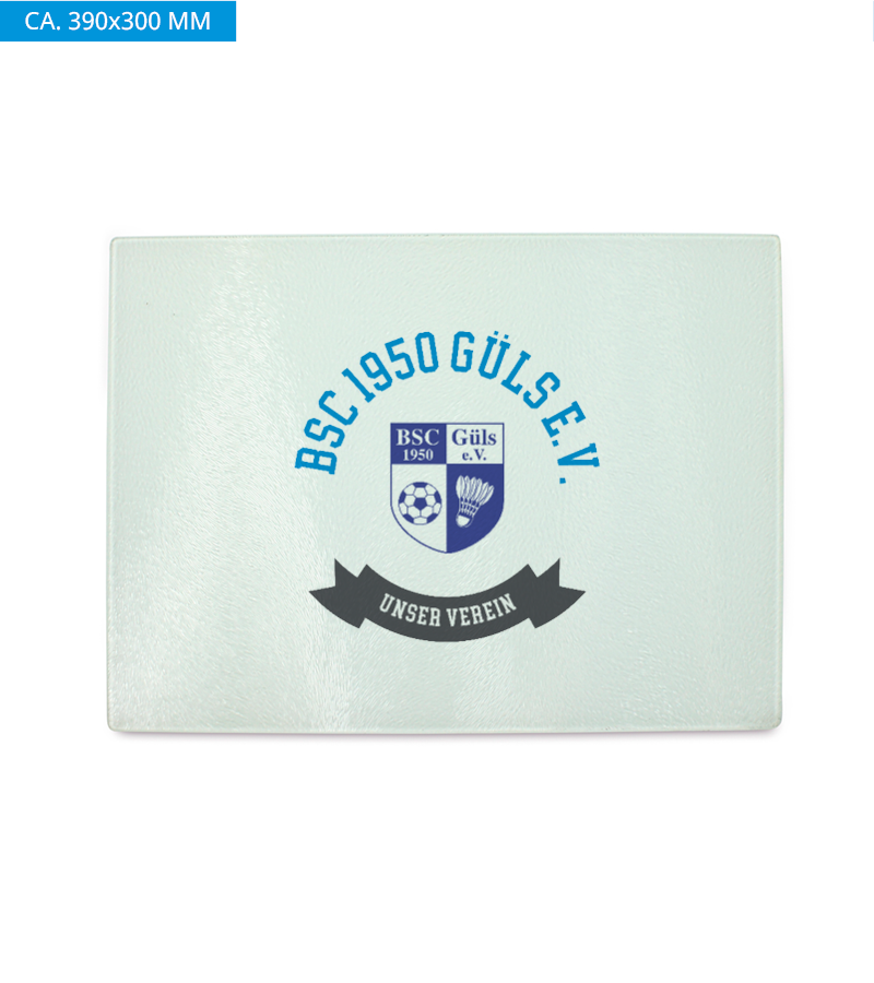 Glasschneidebrett L "Bono"