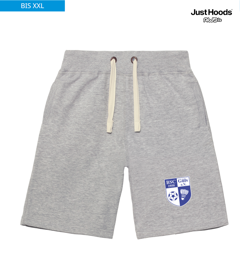 Just Hoods Herren Shorts Heather Grey "Anton"