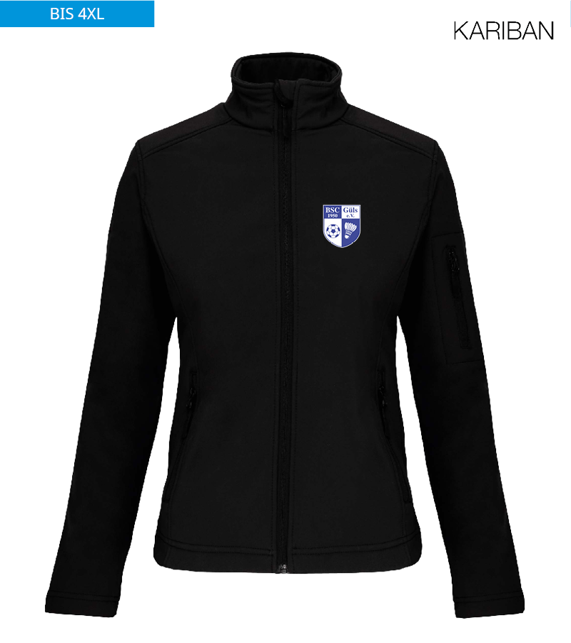Kariban Damen Softshelljacke Black "Anton"