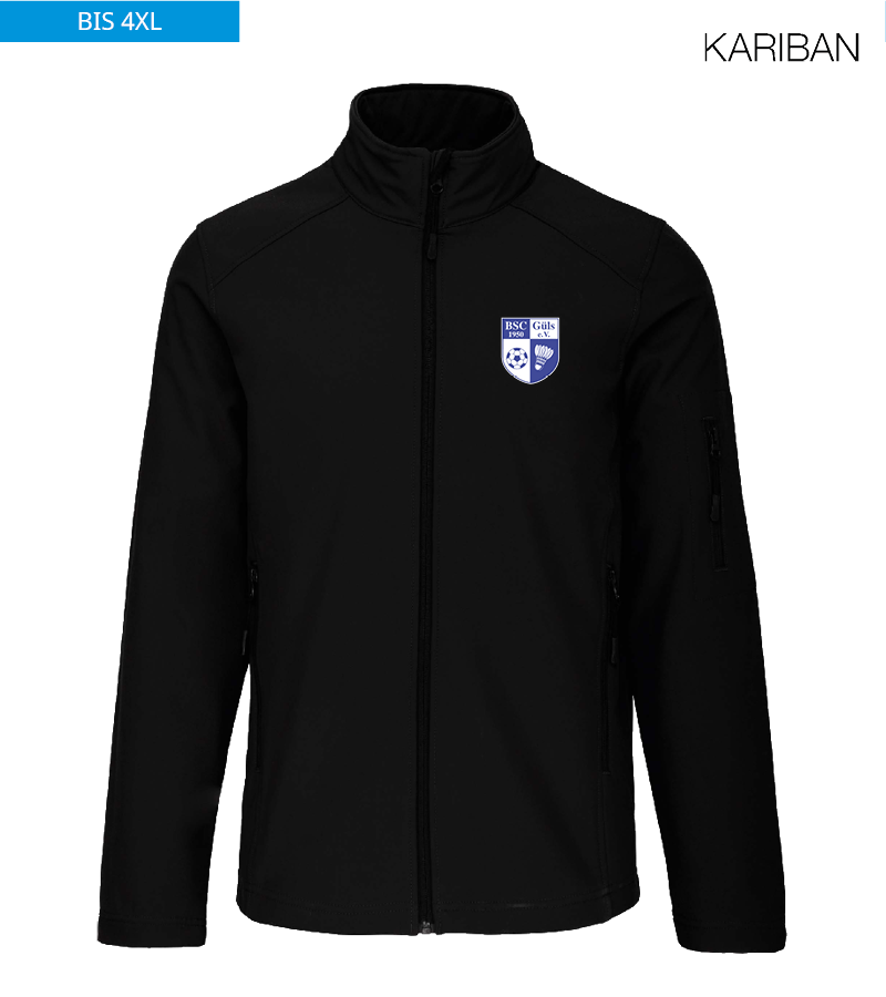 Kariban Herren Softshelljacke Black "Anton"