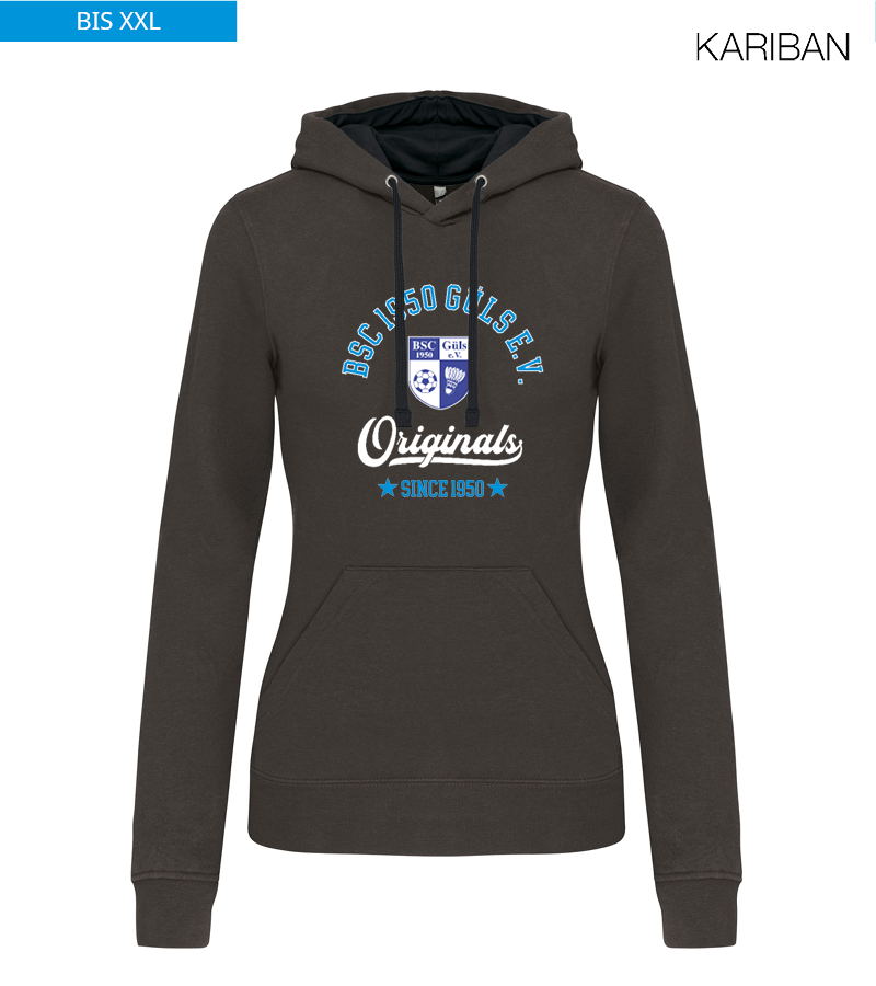 Kariban Damen Hoodie Dark Grey Black "Jacob"