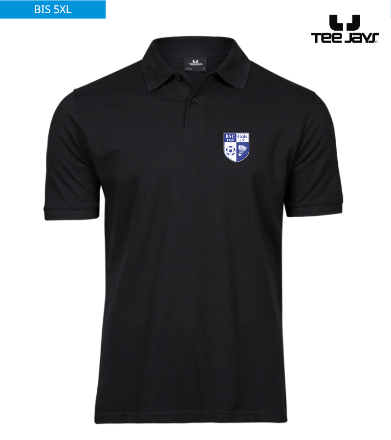 Tee Jays Herren Heavy Polo-Shirt Black "Anton"