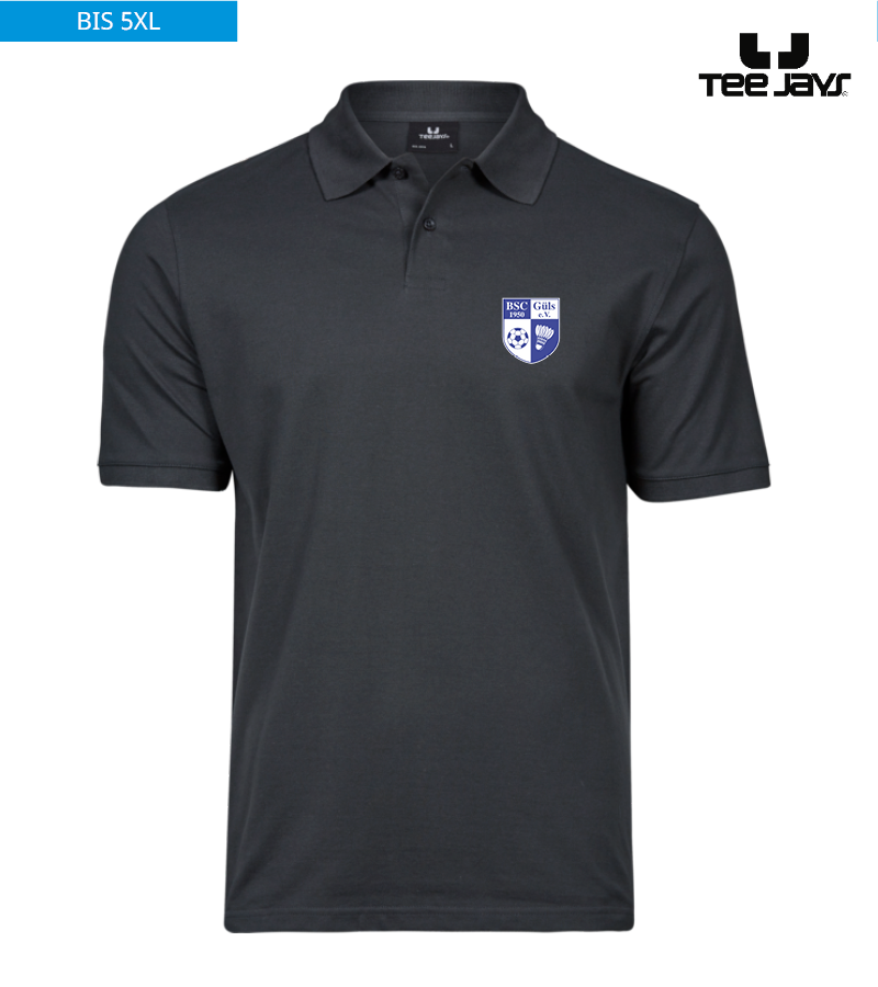 Tee Jays Herren Heavy Polo-Shirt Dark Grey "Anton"