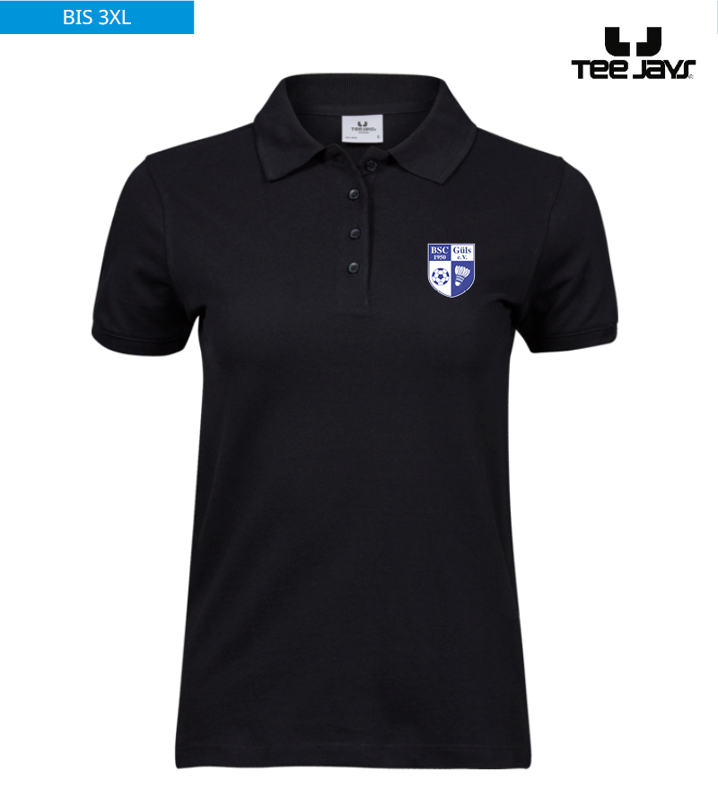Tee Jays Damen Heavy Polo-Shirt Black "Anton"