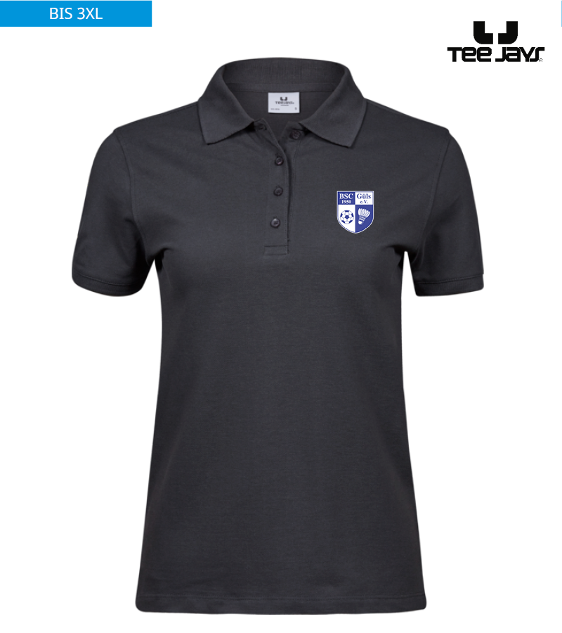 Tee Jays Damen Heavy Polo-Shirt Dark Grey "Anton"